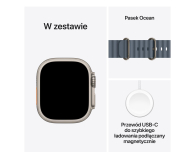APPLE Watch Ultra 3 Naturalny Tytan/Niebieski Pasek 5G - 1362448 - zdjęcie 7